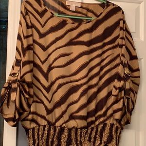 Michael Kors animal print blouse